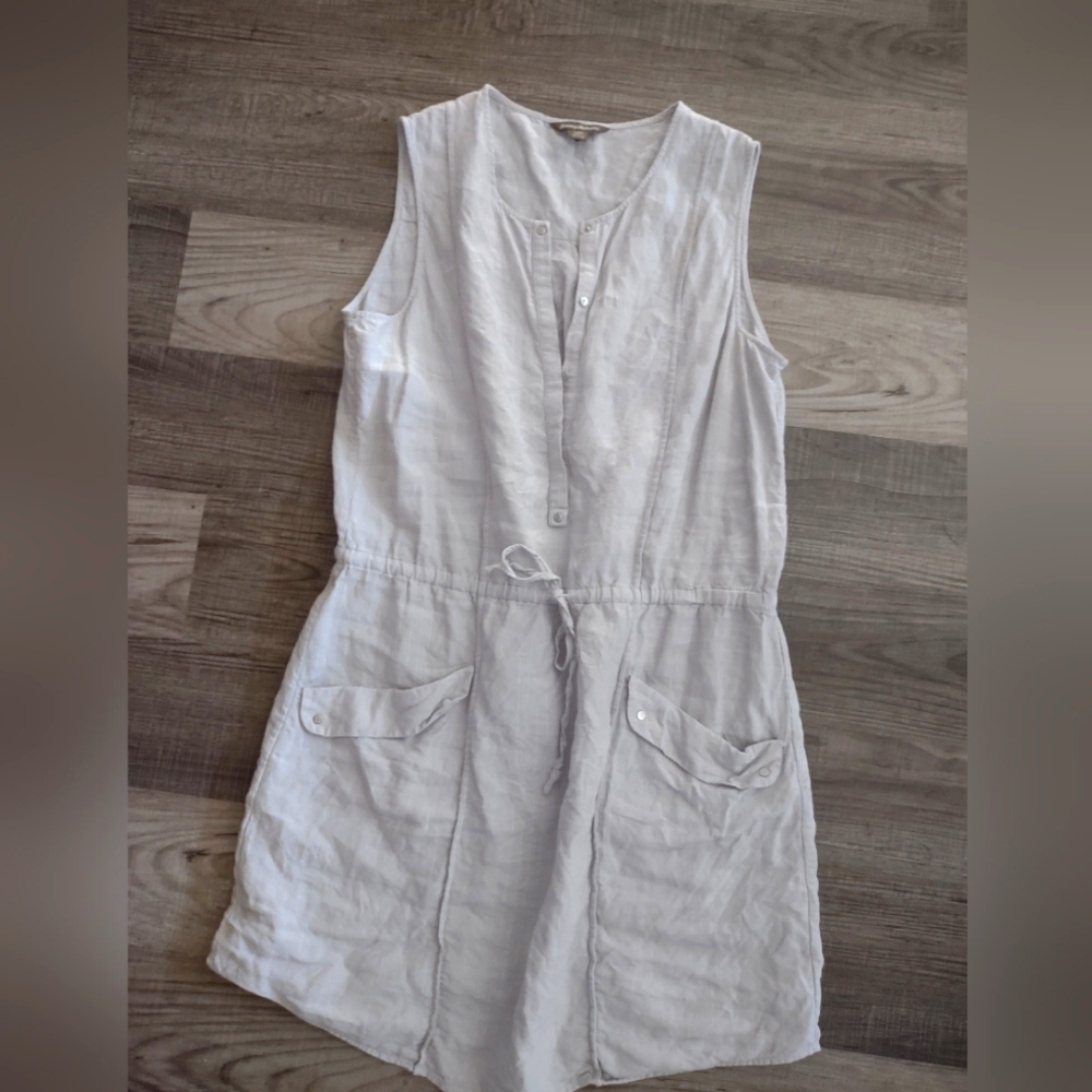 Tommy Bahama linen utility dress size large